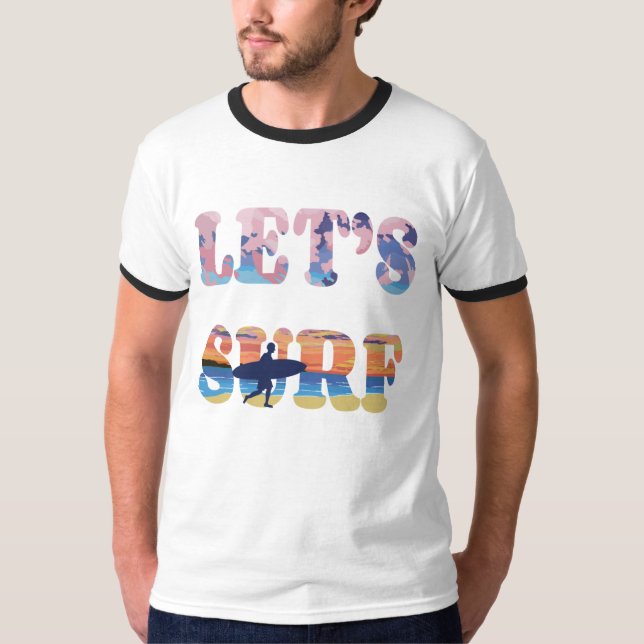 Let's Surf T-Shirt (Front)