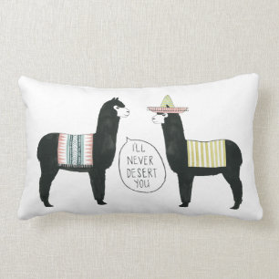 Let's Taco About It   I'll Never Desert You Lumbar Cushion