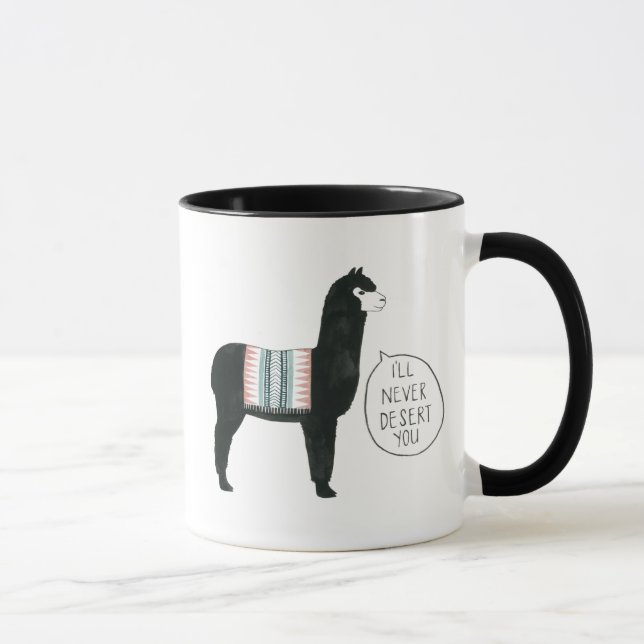Let's Taco About It | I'll Never Desert You Mug (Right)