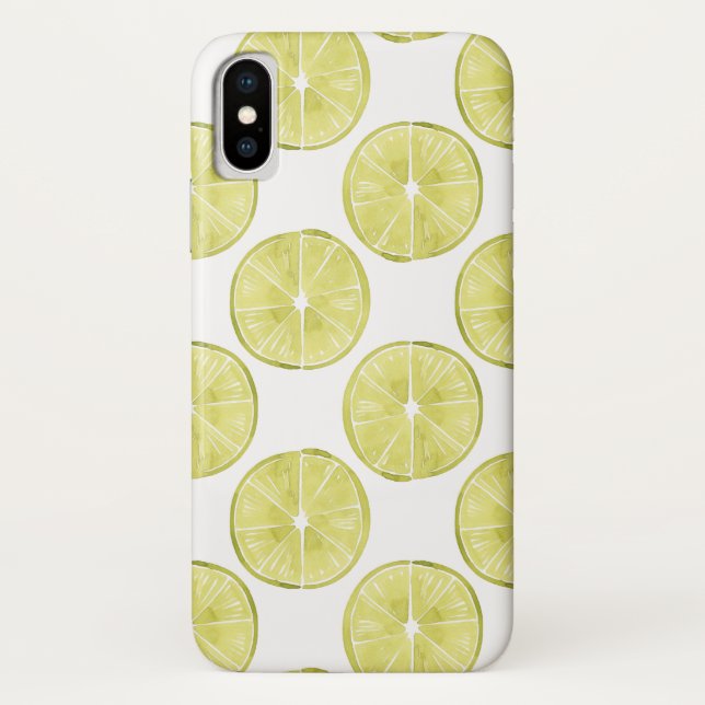 Let's Taco About It | Lime Pattern Case-Mate iPhone Case (Back)