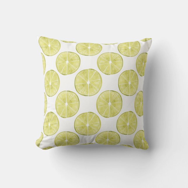 Let's Taco About It | Lime Pattern Cushion (Front)