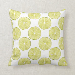 Let's Taco About It   Lime Pattern Cushion
