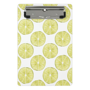 Let's Taco About It   Lime Pattern Mini Clipboard