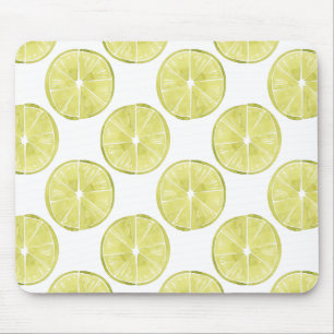 Let's Taco About It   Lime Pattern Mouse Mat