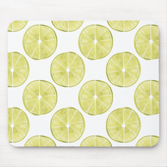 Let's Taco About It | Lime Pattern Mouse Mat (Front)