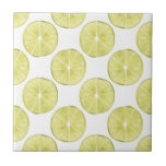 Let's Taco About It | Lime Pattern Tile<br><div class="desc">Enjoy this fresh creative lime pattern on a product or wallart piece to enhance and add to the world around you. Artist: Grace Popp</div>