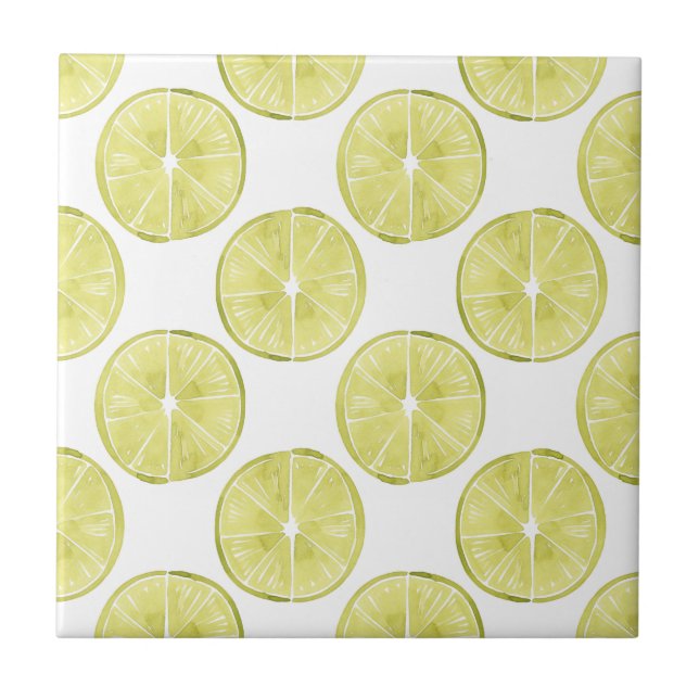 Let's Taco About It | Lime Pattern Tile (Front)