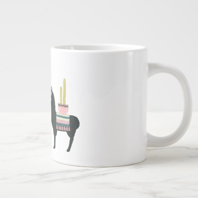 Let's Taco About Love Large Coffee Mug (Right)