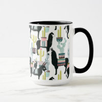 Let's Taco About Love | Llama & Donkey Pattern