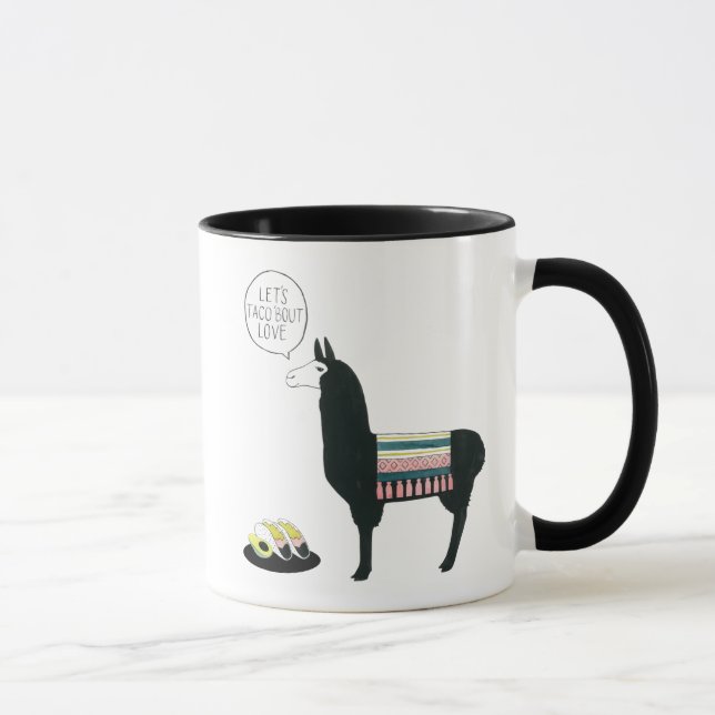 Let's Taco About Love Mug (Right)