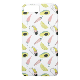 Let's Taco About Love   Taco Element Circle iPhone 8 Plus/7 Plus Case