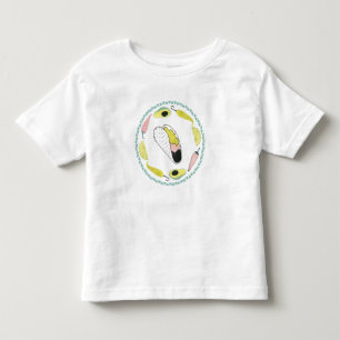 Let's Taco About Love   Taco Element Circle Toddler T-Shirt