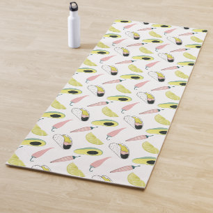 Let's Taco About Love Taco Element Circle Yoga Mat
