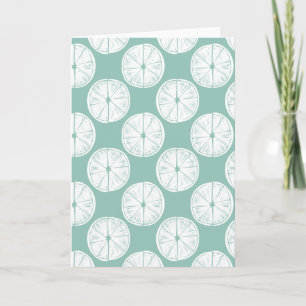Let's Taco About Love   Teal Lime Pattern Card