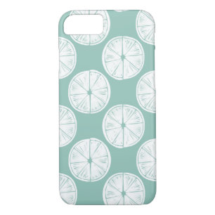 Let's Taco About Love   Teal Lime Pattern iPhone 8/7 Case