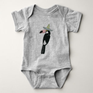 Let's Taco About Love   Toucan Sombrero Baby Bodysuit