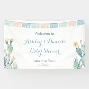 Let's Taco Bout A Fiesta Baby Shower Party Welcome Banner