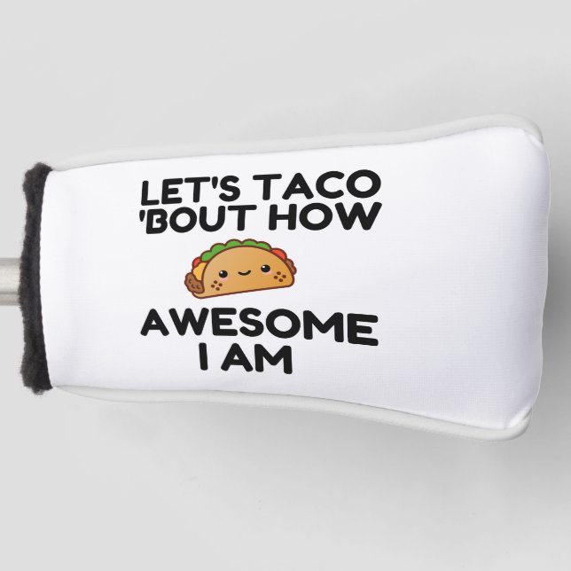 Let's Taco 'Bout Golf Head Cover (Front)