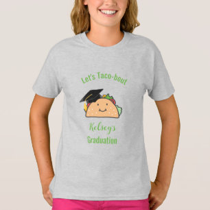 Let's Taco-bout Graduation Personalised Taco T-Shirt