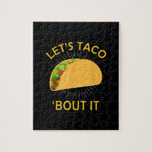 Lets Taco Bout It - Taco Cinco De Mayo Gift Jigsaw Puzzle