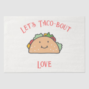 Let's Taco-bout Love Customisable Tissue Paper