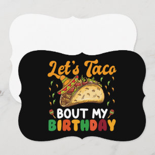 Let's Taco Bout My Birthday Cinco De Mayo Party  Card