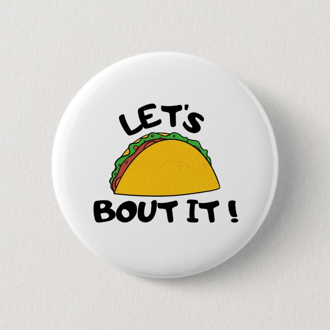 Let's Talk About It 6 Cm Round Badge (Front)