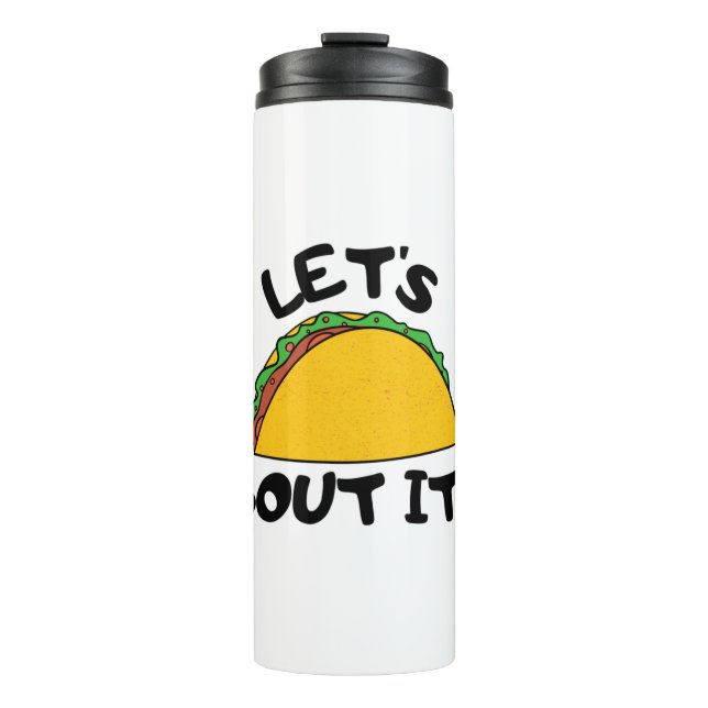 Let's Talk About It Thermal Tumbler (Front)