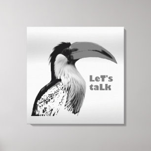 Let's Talk Canvas Print