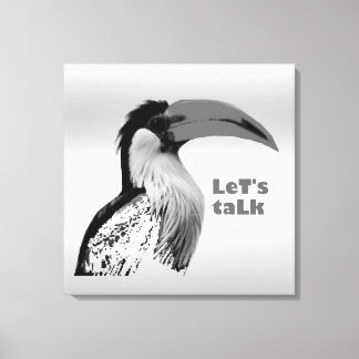 Let's Talk Canvas Print