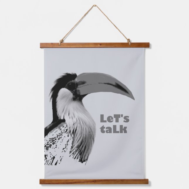 Let's Talk Hanging Tapestry (Front)