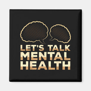 Let's talk mental health counsellor awarenessLet's Magnet