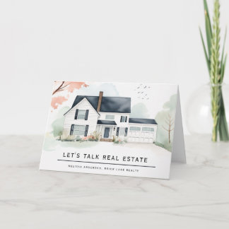 Let's Talk Real Estate Card