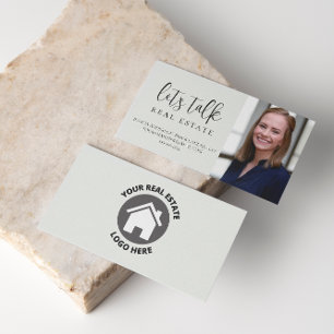 Let's Talk Real Estate Professional   Business Card