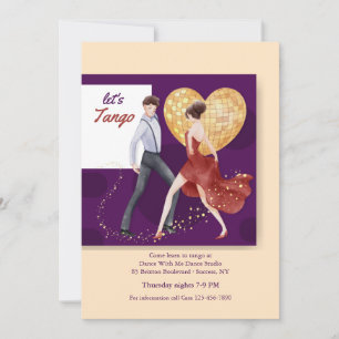 Let's Tango Invitation