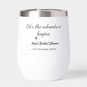 lets the adventure begins bridal shower add name d