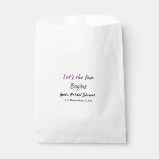 lets the adventure begins bridal shower add name d favour bags