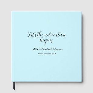 lets the adventure begins bridal shower add name d guest book