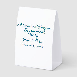 lets the adventure begins engagement party name da