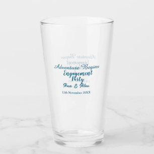 lets the adventure begins engagement party name da glass