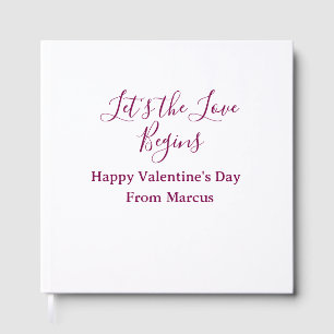 lets the fun begins happy new year name year simpl guest book