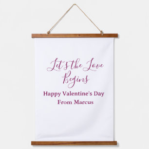 lets the fun begins happy new year name year simpl hanging tapestry