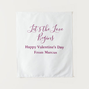 lets the fun begins happy new year name year simpl tapestry