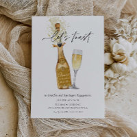 Let's Toast Couples Engagement
