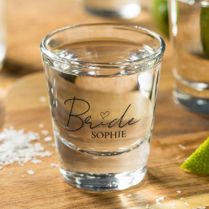 Let's Toast to Love Personalized Bride Shot Glass