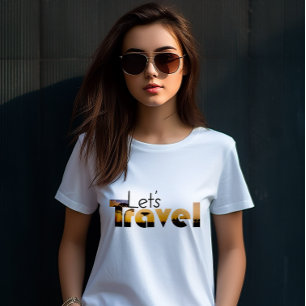 Let's Travel   Sun Set Holidays T Shirt