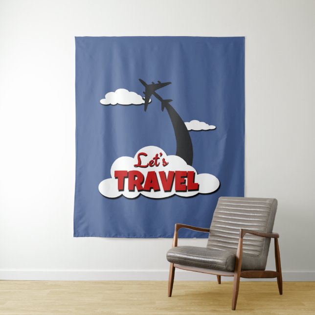 Let's travel tapestry (In Situ)