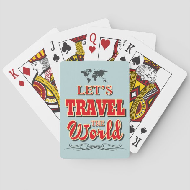 Let's travel the world playing cards (Back)