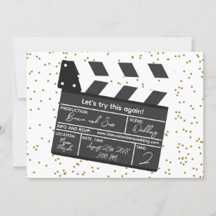 Let's try this again funny wedding update invitati invitation