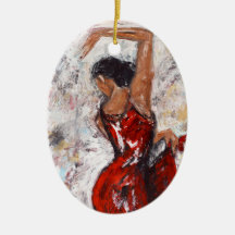 "Let's Twirl" Art Ornament